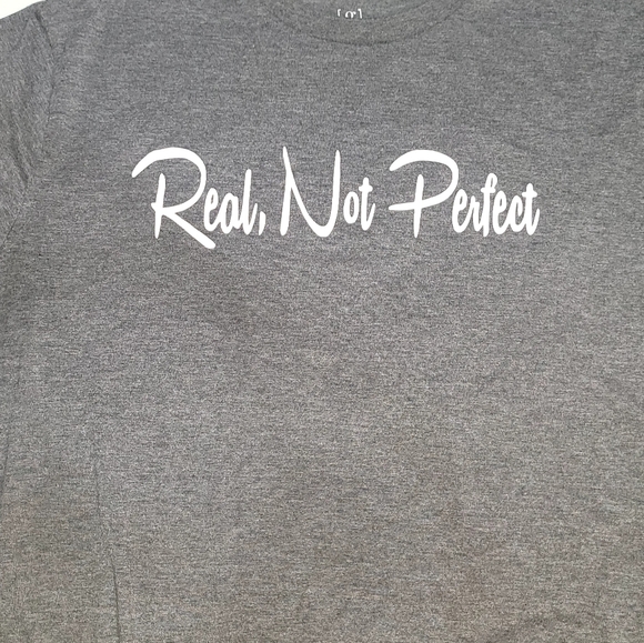 Men's Womens T Shirt Top Short Sleeve Size Large (42-44) Gray - Picture 3 of 5